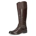 Produktbild: CAPRICE Damen Stiefel aus Leder mit Schnalle, Braun (Dk Brown Comb), 38 EU