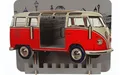 Produktbild: WERKHAUS® Garderobe Werkhaus Garderobe VW T1 Bulli Wandregal Wandgarderobe Wandhaken Rot