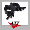 Produktbild: Riggatec Doppelschelle - Swivel Coupler schmal schwarz bis 200 kg (48-51mm)