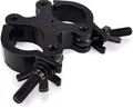 Produktbild: Riggatec Doppelschelle - Swivel Coupler schmal schwarz bis 200 kg (48-51mm)