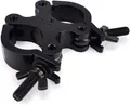 Produktbild: Riggatec Doppelschelle-Swivel Coupler schmal schwarz bis 200 kg (48-51mm)