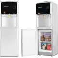 Produktbild: WINLIFE® Elektrischer Wasserspender Groß Silber Wasserspendergerät mit Kindersicherung Knopf, Trinkwasserspender für heiße & kalte Getränke 5... - Silber