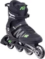 Produktbild: K2 Skates Herren Inline Skates F.I.T. 80, Black - Green, 30E0873.1.1.110