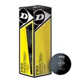 Produktbild: Dunlop Pro Racquetbälle - Squash 57 Bälle (3 Bälle), Schwarz