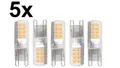 Produktbild: BLULAXA LED-Stiftsockellampe, EEK: E, G9, 2,6W, 320lm, 3000K, 5 Stück 49709