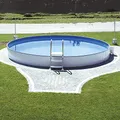 Produktbild: Steinbach Styriapool rund Ø 500 x 120 cm, Pool, Einhängebiese, Stahlmantel, Handlauf, Bodenschienen, Folie blau 0,8 mm, 012320