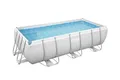 Produktbild: Bestway Framepool Power Steel™ Solo Pool ohne Zubehör 404 x 201 x 100 cm, lichtgrau, (Packung, ohne Zubehör)