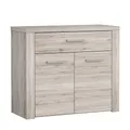 Produktbild: Newroom Sideboard Sandeiche Kommode mit Türen Wohnzimmer Flur