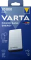 Produktbild: Varta Powerbank mobile Ladestation Energy 20000 mAh Typ A / Typ C USB OUT weiß