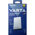 Produktbild: VARTA Powerbank Energy 20000 (weiß/schwarz, 20.000 mAh)