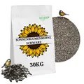 Produktbild: 30kg Sonnenblumenkerne schwarz Wildvogelfutter Vogelfutter Ganzjahres Ernte 2025