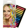 Produktbild: Haarkreide Set Vibrant 12 Farben  einfach anzuwenden  auswaschbar  temporäre ...