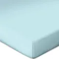 Produktbild: Bassetti Spannbetttuch für Boxspringtopper Uni Farbe Eisblau C1/650 Größe 90x190 100x220cm