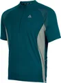 Produktbild: Herren Fahrradtrikot Kurzarm Team II / Grün-Grau - L / atmungsaktives Radtrikot - Jersey mit Quick Dry & Anti-UV