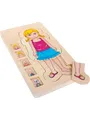 Produktbild: Small Foot - Wooden Body Puzzle Girl 29st. Holz