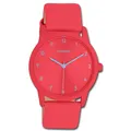 Produktbild: Oozoo Damen Armbanduhr Timepieces Analog Lederband rot UOC11465