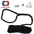 Produktbild: Festmacherleine mit Auge Schiff Marine Motor Boot Seil Leine 12mm x 7m Schwarz