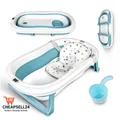 Produktbild: Faltbare Babybadewanne mit Thermometer XXL für Babys 0-6 Jahre