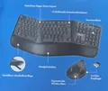 Produktbild: LogiLink Tastatur & Maus Set ergonomisches Design 2,4GHz USB 5Tasten Scrollrad