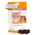 Produktbild: Alfavet FeliGum Hairball Kaudrops zur Unterstützung der Ausscheidung verschluckter Haarballen, Ergänzungsfuttermittel für Katzen, 40g Beutel