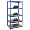 Produktbild: Proregal Schwerlastregal, Blau, Metall, Rechteckig, 90x180x60 cm, Freizeit, Heimwerken, Werkstatt, Schwerlastregale