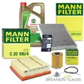 Produktbild: MANN-FILTER INSPEKTIONSPAKET FÜR OPEL CORSA E X15 1.3 CDTI BJ AB 2014
