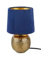 Produktbild: Reality Leuchten Tischleuchte Sophia R50821012, Keramik goldfarbig, Samtschir...