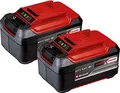 Produktbild: Einhell PXC-Twinpack. Produkttyp: Akku, Batterietechnologie: Lithium-Ion (Li-Ion), Batteriekapazität: 5,2 Ah. Batteriegewicht: 890 g (4511526)