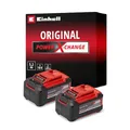 Produktbild: Original Einhell Akku PXC-Twinpack 5,2 Ah Power X-Change (Li-Ion, 18 V, 2X 5,2 Ah-Akkus, universell für alle PXC-Geräte, proaktives Batteriemanagement, angepasste Ladezyklen)