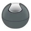 Produktbild: Spirella 10.19840 Kosmetikeimer 1 Liter Abfalleimer Schwingdeckeleimer Tischabfalleimer Bowl Grau