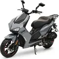 Produktbild: Motorroller 50 ccm Burnout BAD s Grau 45 km/h - Grau