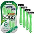 Produktbild: Bic Nassrasierer Flex 3 Sensitive, Einwegrasierer, für Herren, 3-fach Klinge, 4 Stück