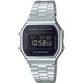 Produktbild: CASIO Unisex Erwachsene Armbanduhr Digital Quarz Edelstahl A168WEM-1EF