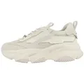Produktbild: STEVE MADDEN Possession-E Damen Sneaker Turnschuhe, Sportschuhe, Freizeitschuhe, Halbschuhe, Schnürschuhe silberfarben 40 EU