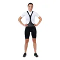 Produktbild: Craft CORE Essence Damen Bib Shorts W Black S - Rennrad Radhose gepolstert mit Infinity C3 Pad, Kompression, atmungsaktiv, Cycling Shorts, Rennradhose Damen, Spinning Hose