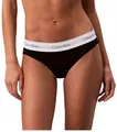 Produktbild: Calvin Klein Damen Slip Bikini Form mit Logobund, Schwarz (Black), M