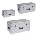 Produktbild: Kreher Werkzeugkoffer Transportkoffer mit Aluminiumrahmen in Silber (Größe wählbar)