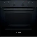 Produktbild: Bosch HEF010BA1, Serie 2, Einbau-Herd, 60 x 60 cm, Schwarz - Schwarz