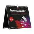 Produktbild: Kreativ-Kalender Tischaufsteller quer schwarz 2026 - Kreativ-Kalender - DIY-Kalender - Kalender zum Basteln - Tischkalender - 20x16