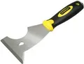 Produktbild: Stanley Multifunktionsspachtel. Material Messer: Metall, Materiallgriff: Kunststoff, Produktfarbe: Schwarz. Klingenbreite: 7,6 cm, Länge (mm): 224 mm, Gewicht: 250 g (0-28-206)