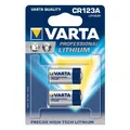 Produktbild: VARTA Professional Lithium CR123A 1600 mAh 3,0V VE2 2er Blister Lithium