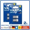 Produktbild: 2x VARTA Lithium Photo Batterie CR123A I 6205 I 4 Stück