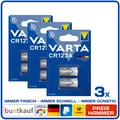 Produktbild: 3x VARTA Lithium Photo Batterie CR123A I 6205 I 6 Stück