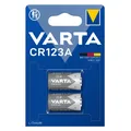 Produktbild: Varta CR123A CR17345 Photo Lithium Batterie 3V 6205 ø17x34,5mm 2er Blister