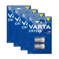 Produktbild: 4x Varta CR123A CR17345 Photo Lithium Batterie 3V 6205 ø17x34,5mm 2er Blister