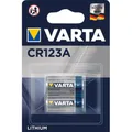 Produktbild: 2 x Photobatterie VARTA CR123A Lithium 3V 1430 mAh