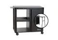 Produktbild: BBQ-Toro Grillablagetisch Grillwagen 95 x 50 x 80 cm, Schwarz Grilltisch, Grill Beistelltisch (1-St), Mit Griff