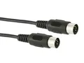 Produktbild: S-IMPULS Audiokabel, 2x DIN-Stecker 5-polig, 1,5 m, schwarz