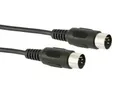Produktbild: S-IMPULS Audiokabel, 2x DIN-Stecker 5-polig, 1,5 m, schwarz