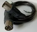 Produktbild: 5m Robustes DiN Anschluß Kabel 180° Midi 5-pol Stecker Anschlußkabel Audio m  💖